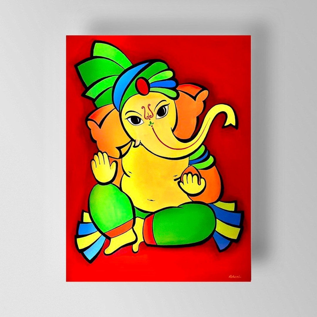 Baby Ganesha Paintings Baby Ganesha Paintings