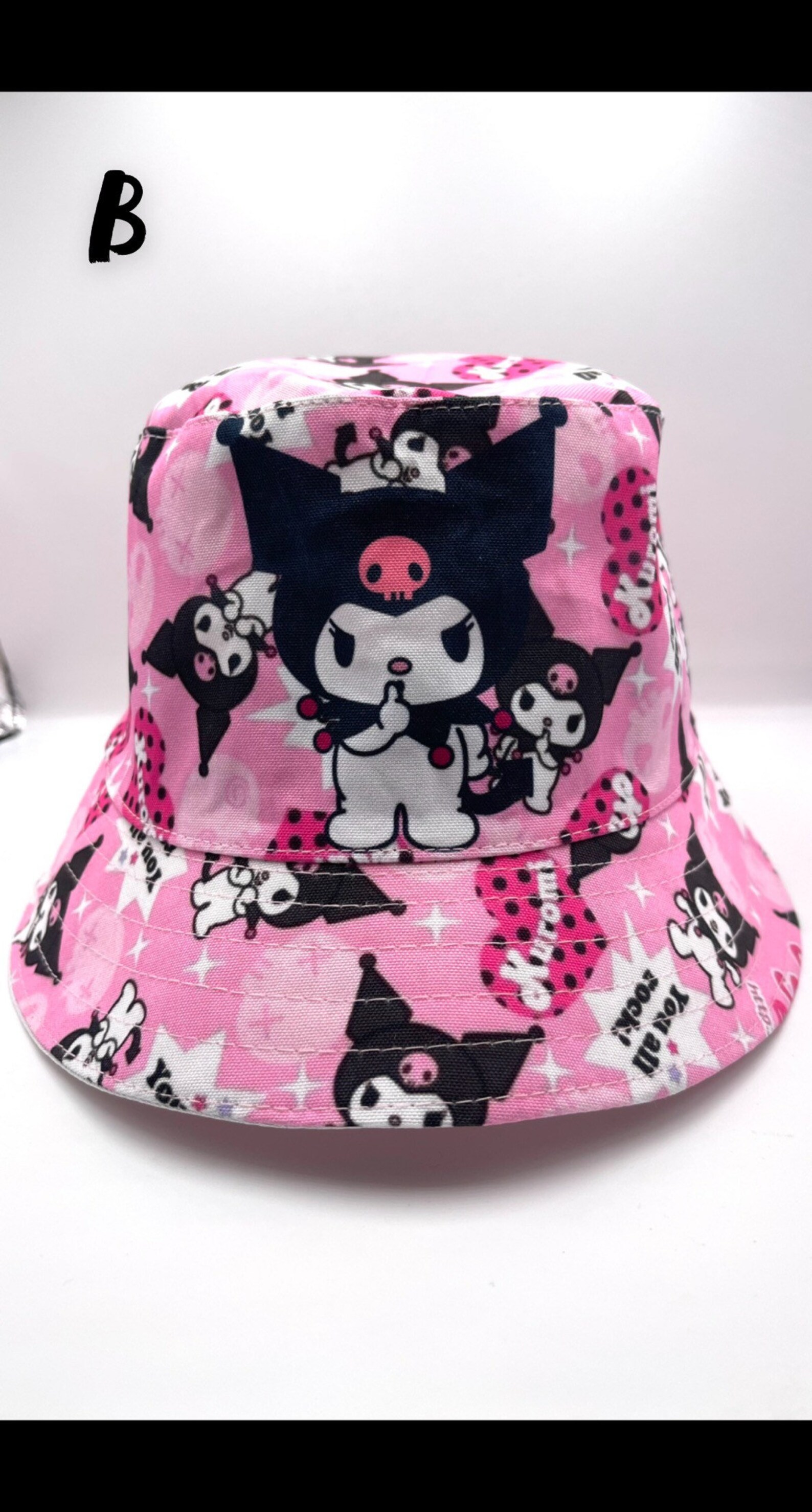 Kuromi Bucket Hat Etsy
