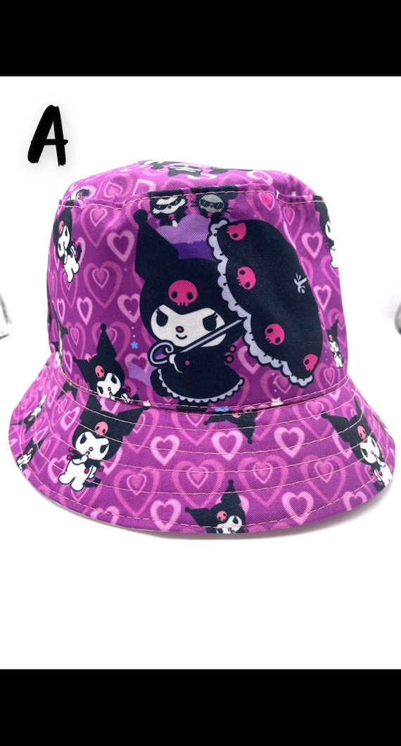 Kuromi Bucket Hat Etsy