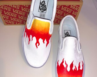 vans custom flame