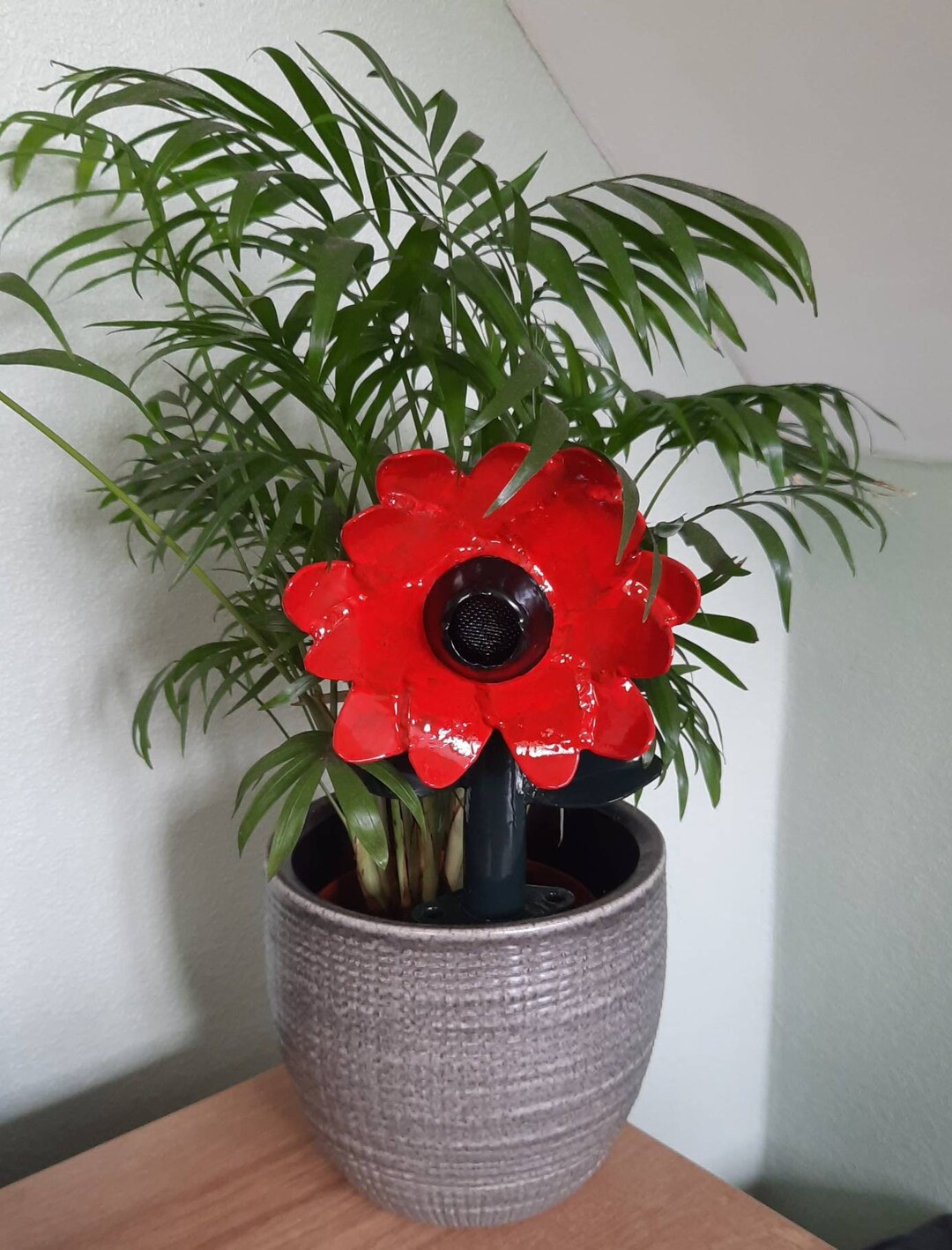 Metal Flower Garden Sculpture Etsy