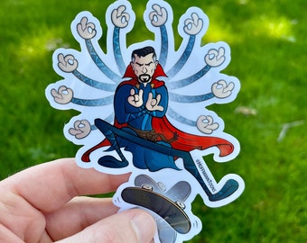 Doctor Strange Skateboarding Sticker | Skating Decal | Laptop Sticker