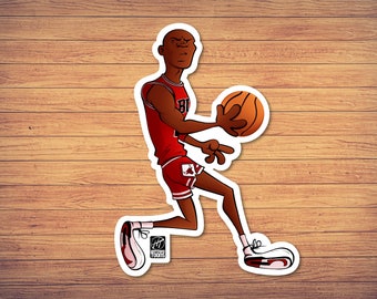 Michael Jordan Jumpman-vinylsticker | Chicago Bulls waterdichte sticker
