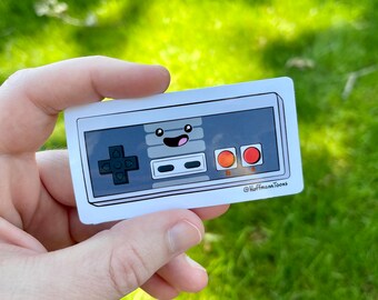 Cute NES Controller Sticker | Die-cut Decal | Waterproof Nintendo Sticker