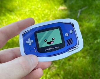 Cute Gameboy Advance Sticker | Die-cut Decal | Waterproof Gaming Sticker
