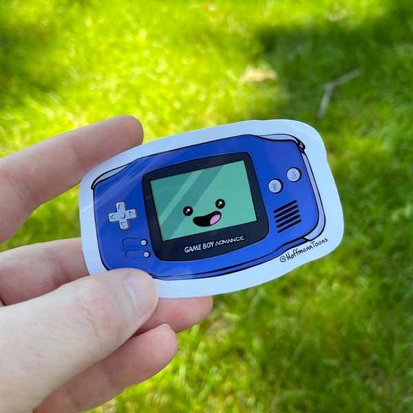 Cute Gameboy Advance Sticker | Die-cut Decal | Waterproof Gaming Sticker