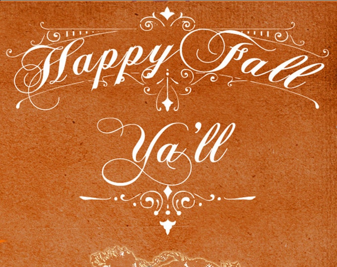 Happy Fall Ya'll - Download ALL Fall recipes, Pumpkin everything! Download and print