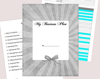 Business Plan -  28 pages to help you get your Business Plan in order