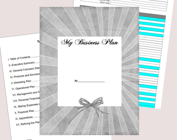 Business Plan -  28 pages to help you get your Business Plan in order