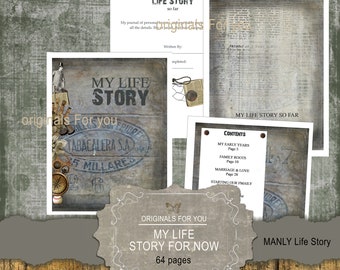 MY LIFE STORY - (man) digital download - your complete story