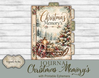 CHRISTMAS MEMORYS - No-SEW Journal Kit, Vintage