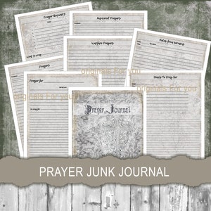Christian WAR ROOM Junk Journal, prayer journal, ephemera, junk journal
