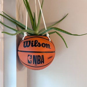 Hanging Basketball Planter