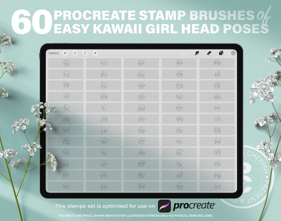 Procreate Manga Hairstyles Stamps. Anime Girl Hairstyle Stamp -  Israel