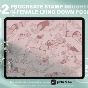 42 Procreate Anime Weibliche Liegend Pose Guide Briefmarken. Manga Sexy Bikini Mädchen Sitzhaltung. Frau Strand Körperteile Tattoo Künstler Pinsel