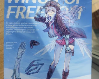 Honkai Star Rail Robin HSR Art Print – Anime Game Fanart Illustration (4.5x6, 8x10)