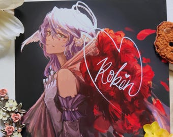 Honkai Star Rail Robin HSR Art Print – Anime Game Fanart Illustration (6x6")
