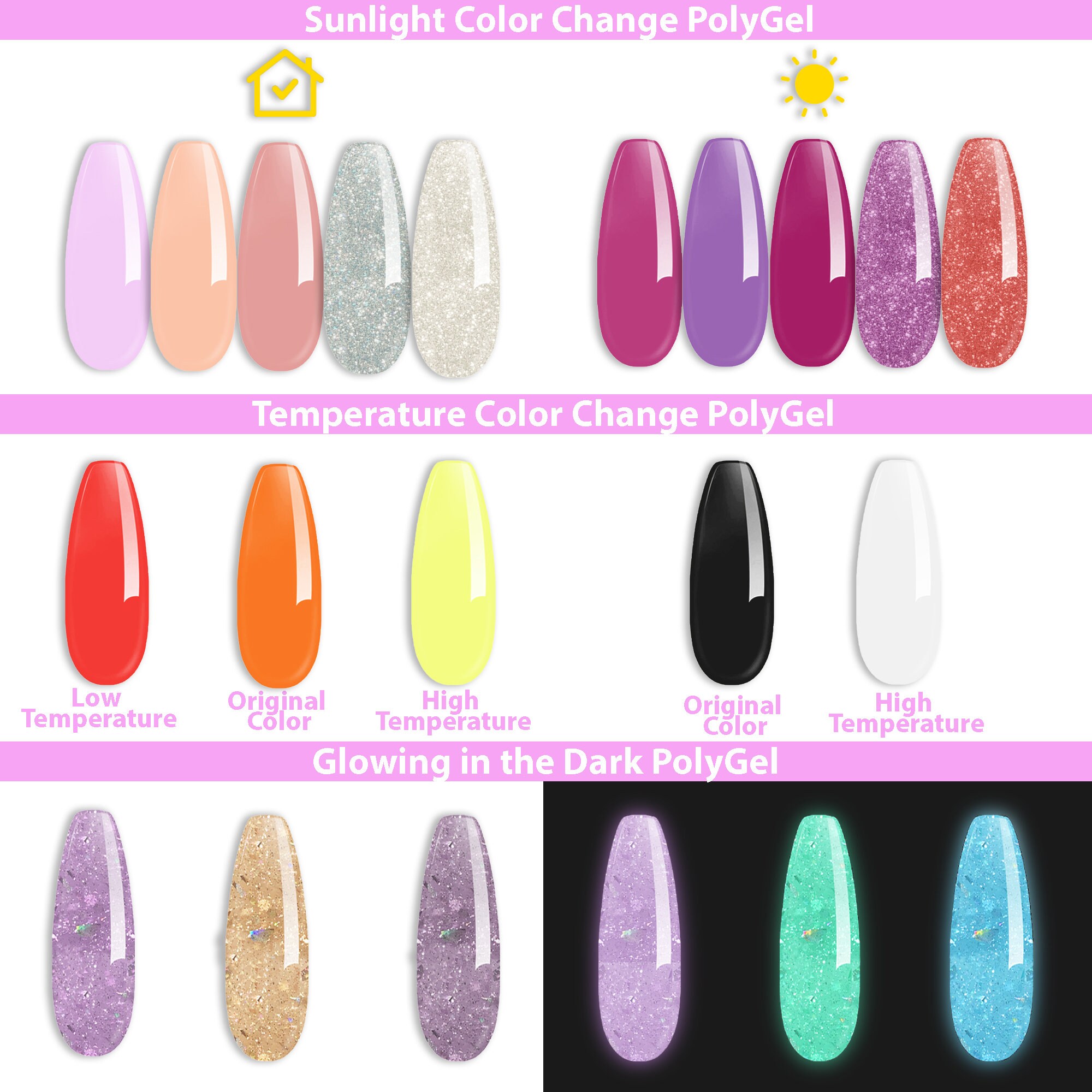 polygel glow in the dark