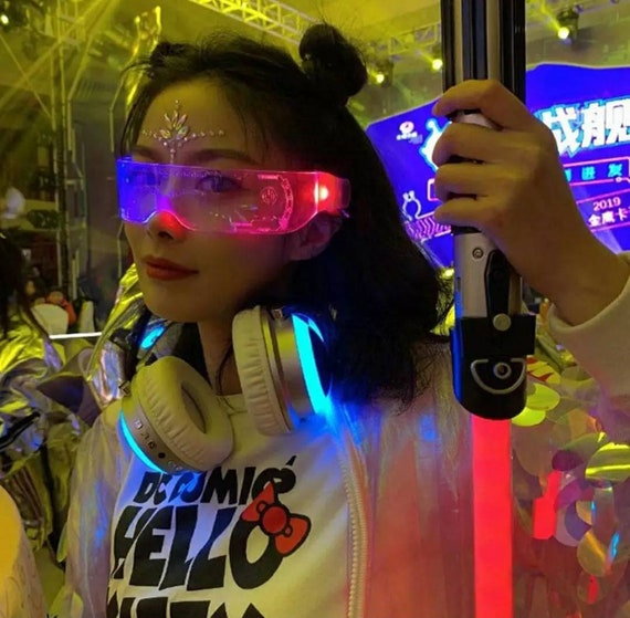 Tiktok LED Glasses Wire Neon Party 