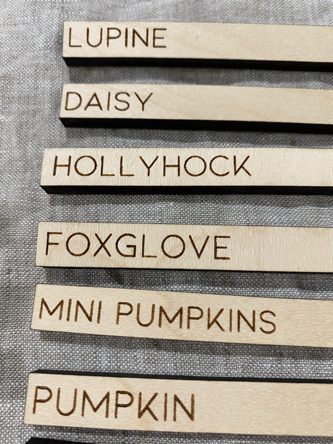 Wooden Garden Markers // Custom // Plant Markers // Garden Etsy