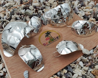 Belize Blatt Ohrring .925 Sterling Silber