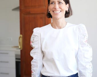 The Lafayette Blouse PDF Pattern | women's blouse sewing pattern