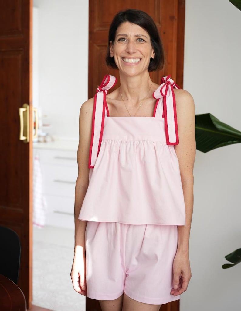 EASY Summer Pajama Sewing Pattern | Women's Sewing Pattern | Summer Co ...