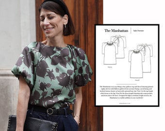 The Manhattan Top and Dress PDF Pattern