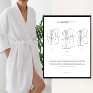 Robe Sewing Pattern - The Carnegie Robe