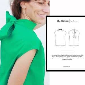 Hudson Top PDF Sewing Pattern