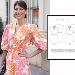 Pullover dress PDF Pattern - The Essex dress