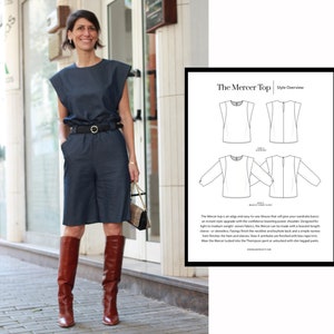 Mercer Top PDF Schnittmuster