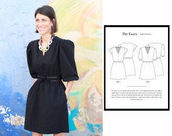 The Essex dress - Pullover dress PDF Pattern