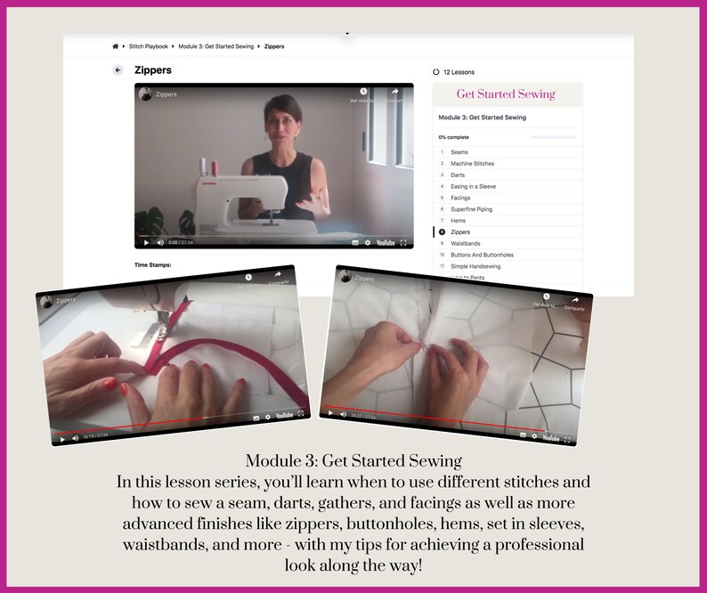 Learn to Sew Your Own Clothes: Online Sewing Course - Etsy