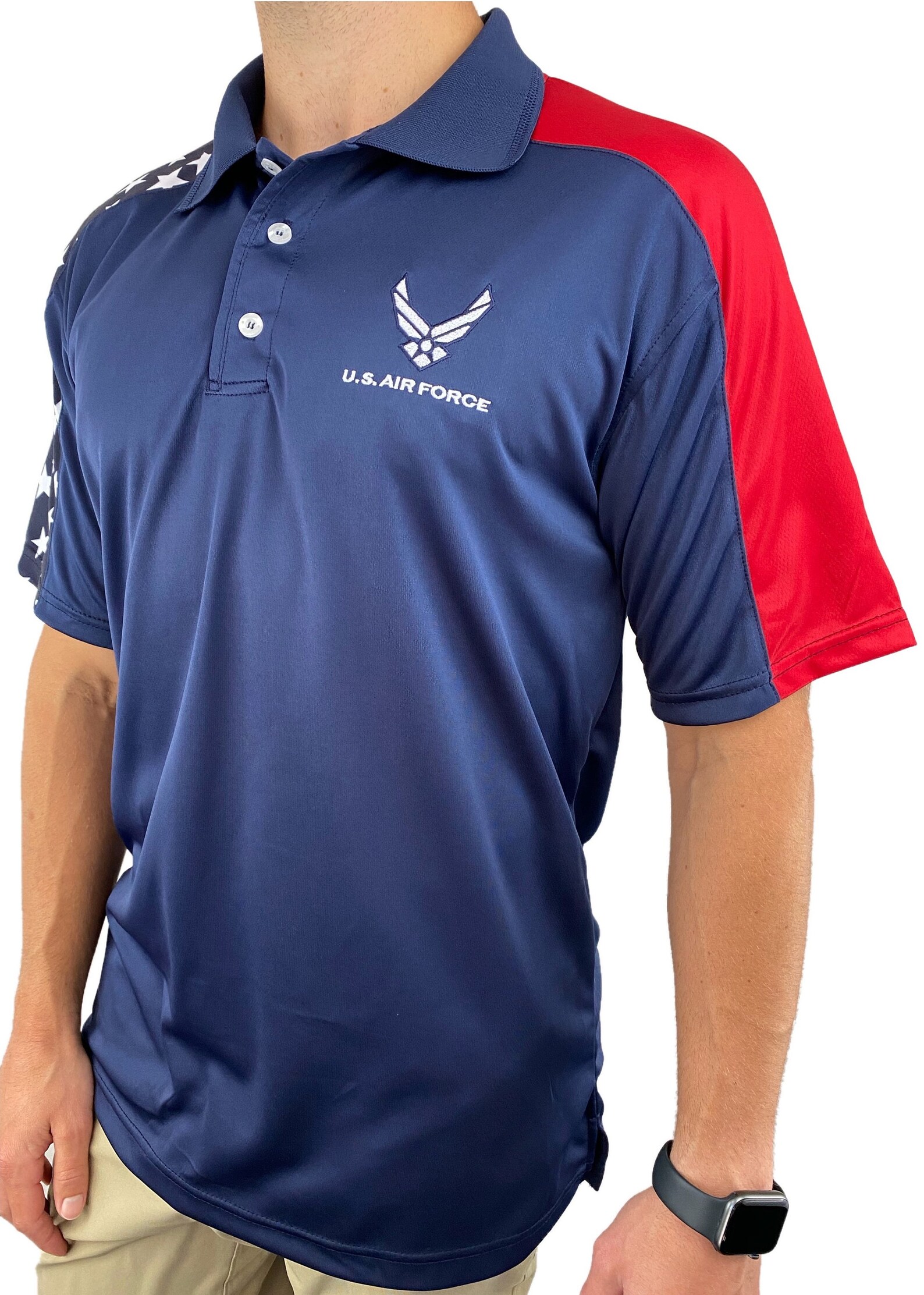 Air Force Patriotic Polo Shirt Etsy