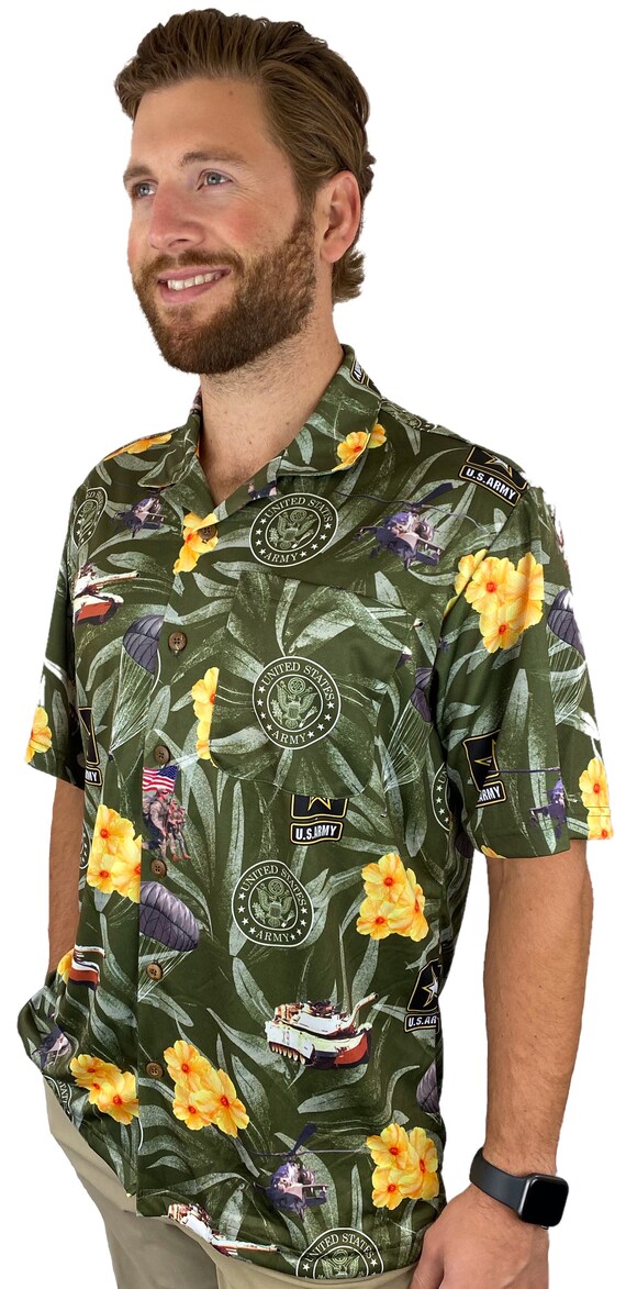 Military hawaiian shirt Clearance