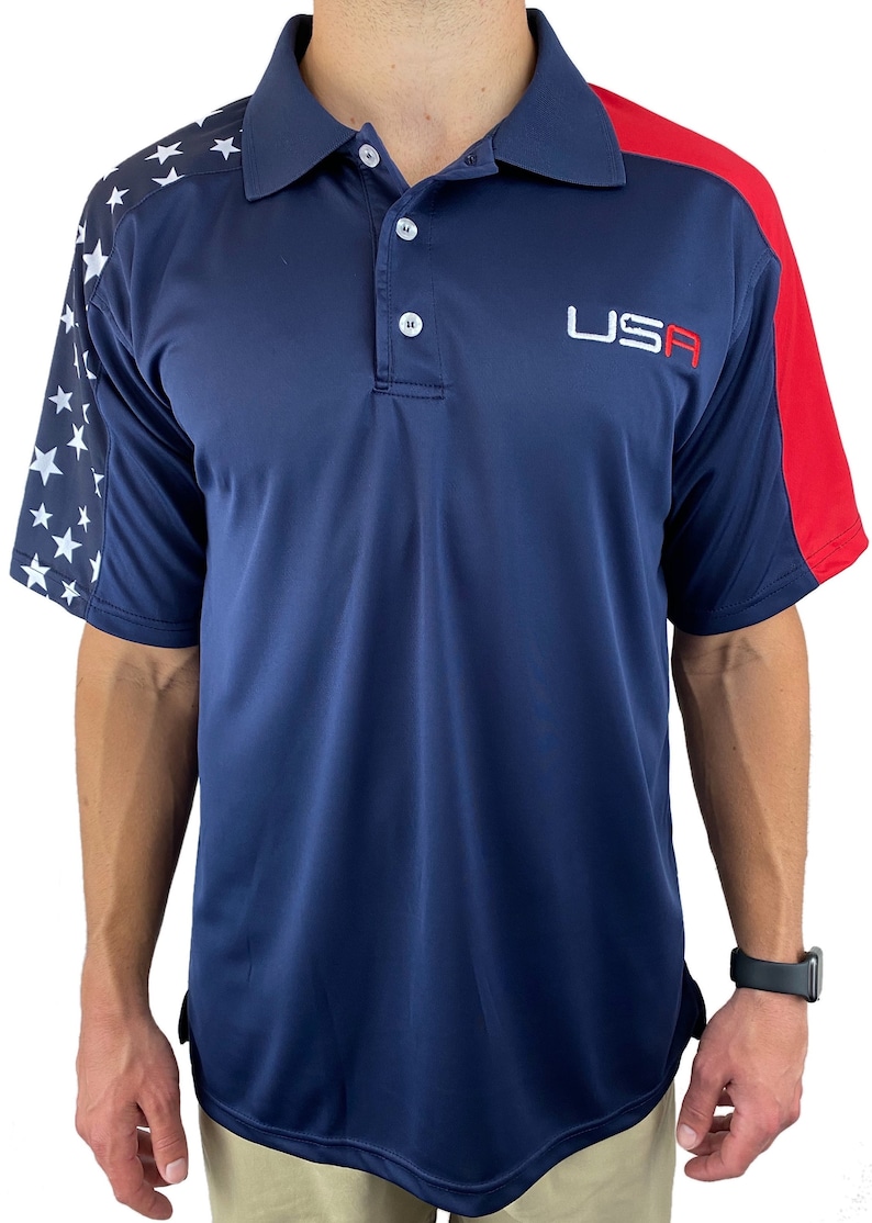 USA Olympic Polo Shirt USA Made - Etsy
