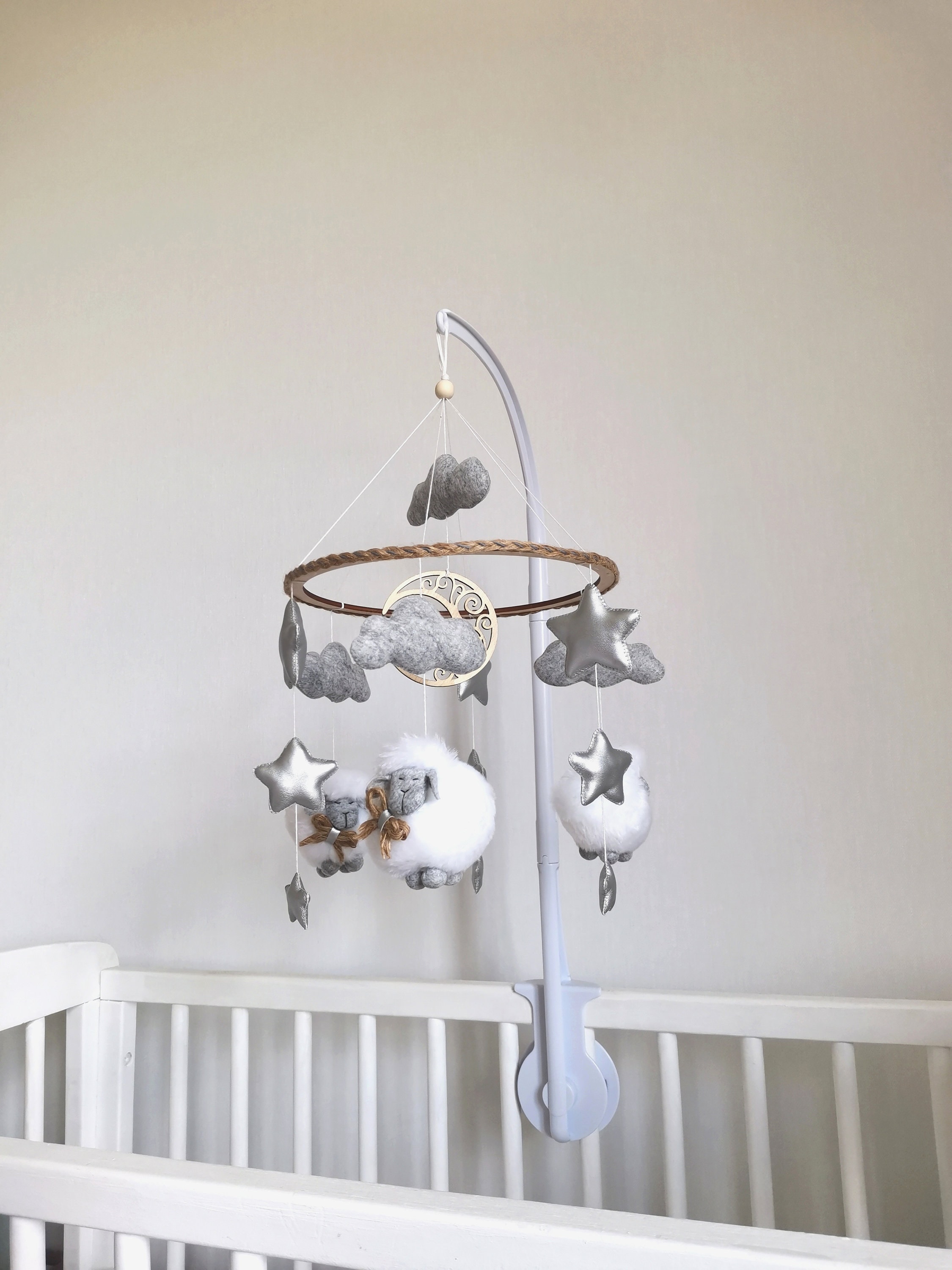 Baby boy mobile crib boho baby mobile. Etsy