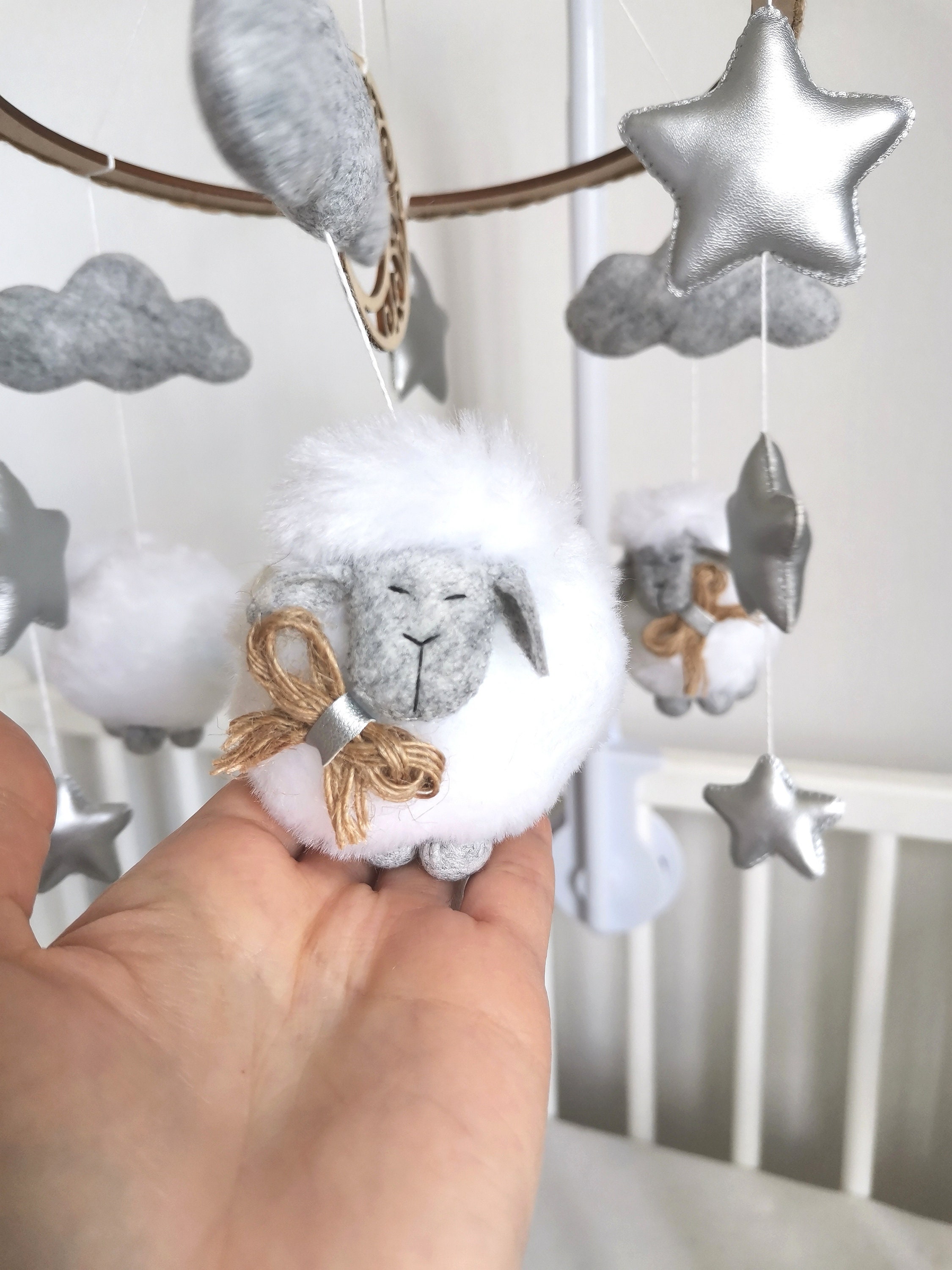 Baby boy mobile crib boho baby mobile. Etsy