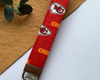 Porte-clés des chefs KC, Kansas City, porte-clés, longes pour clés, amateurs de football, cadeaux pour lui, cadeaux pour elle, champions du Super Bowl, Mahomes