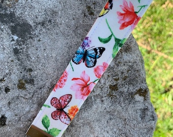 Bracelet porte-clés papillon floral, lanière porte-clés, cadeaux pour elle