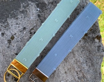Bracelet porte-clés vert pastel, porte-clés colle pastel, cadeaux de printemps pour elle