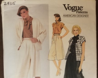 Advance 9292 VINTAGE 60/'s Sewing Pattern by Edith Head Misses/' Suit and Blouse Sz 14 UNCUT