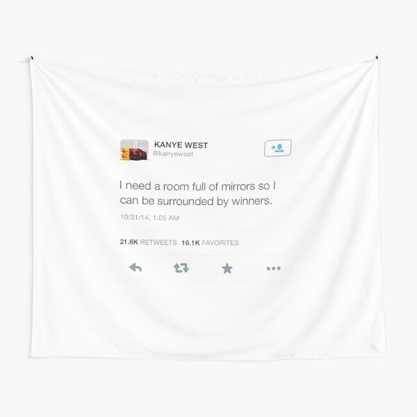Kanye Mirror Tweet Etsy