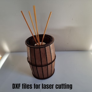 Beczka do dekoracji. Pliki cyfrowe tylko do cięcia laserowego.