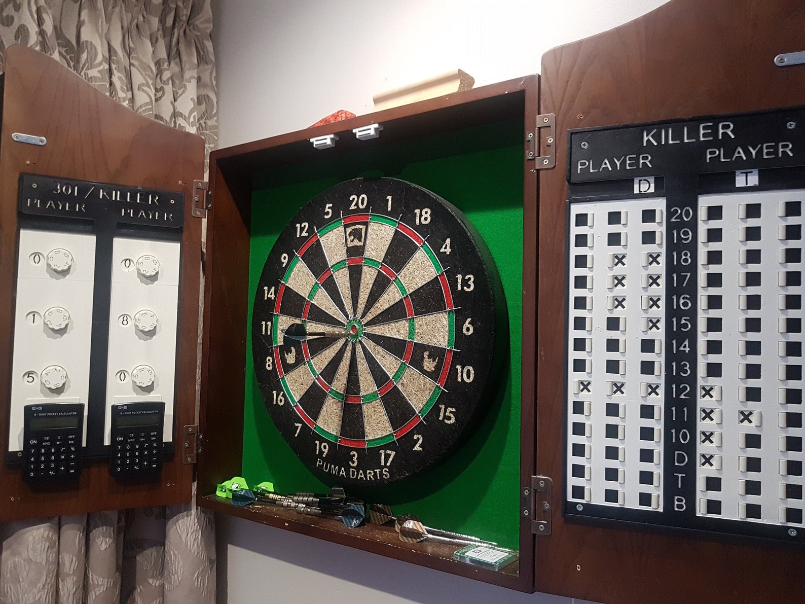 Darts Scoreboards for Killer ,301 & Cricket. STL Files for 3D Printing