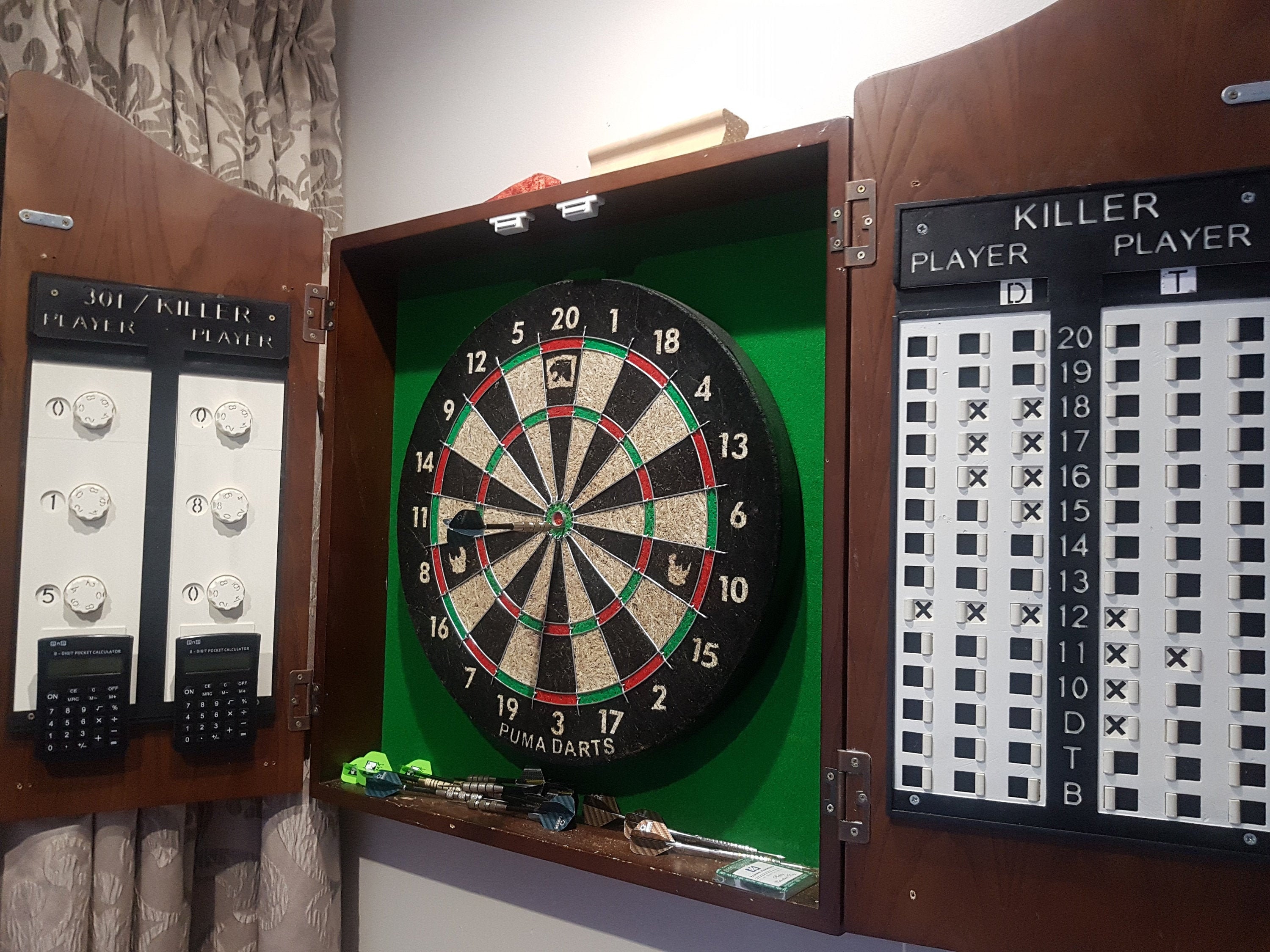 Darts Scoreboards for Killer ,301 & Cricket. STL Files for 3D Printing