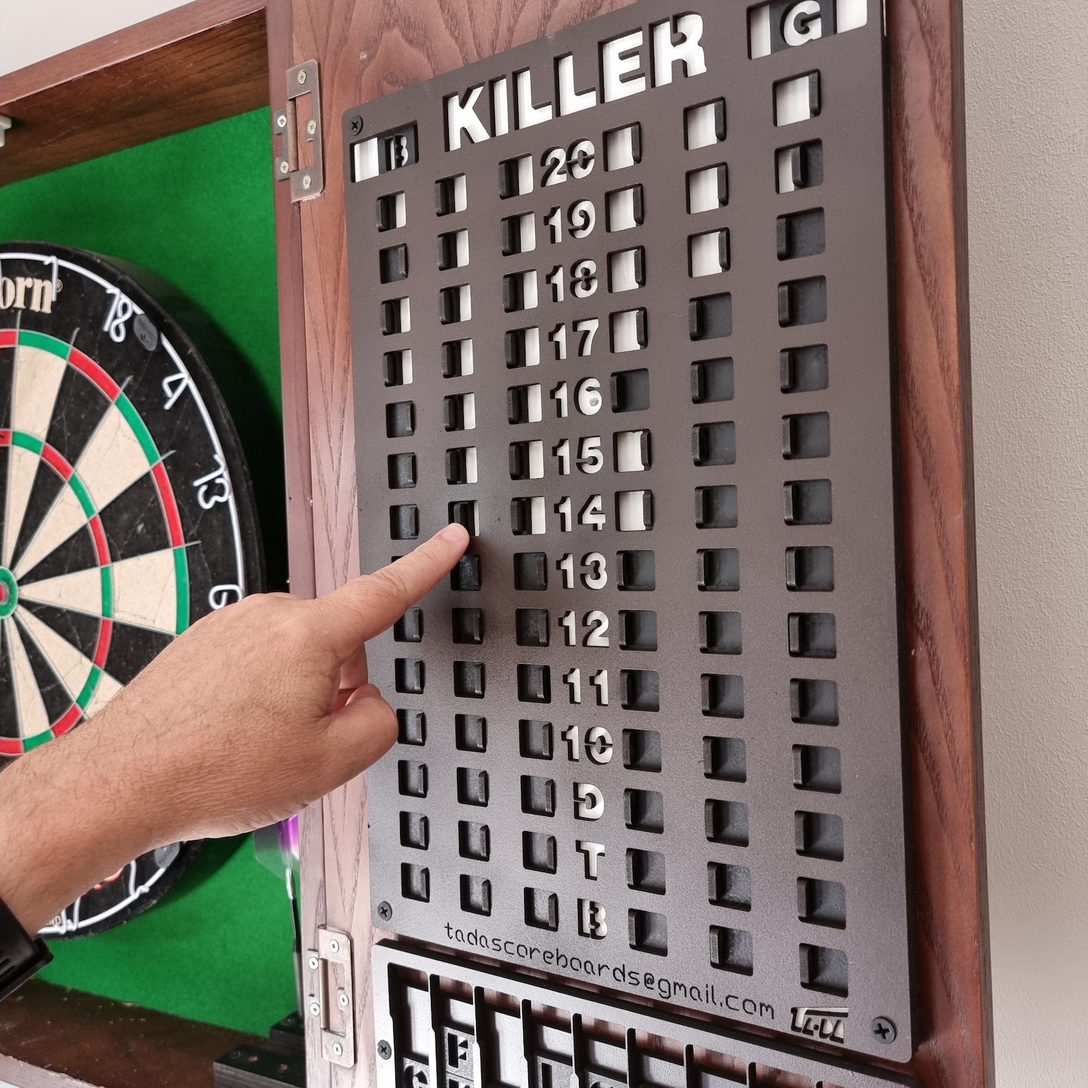 Darts Scoreboard for Killer Dxf Files for Laser Cutting Only. Etsy
