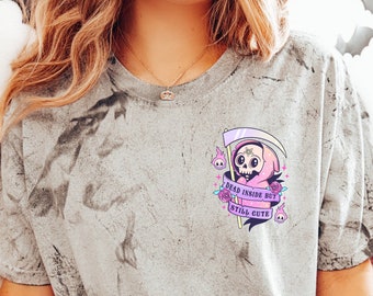 Dead inside but still cute, pastel goth, Spooky shirt, goth tee, alternative clothing, spooky shirt, gothic clothes, alternative clothes