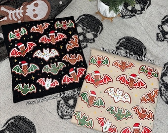 Gingerbread bats, It's Frickin Bats, Spooky Christmas Sweatshirt, bats, summoning the Christmas Spirit, Alternative Holiday Crewneck, alt